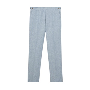 REISS Atlantic Linen-Twill Suit Trousers